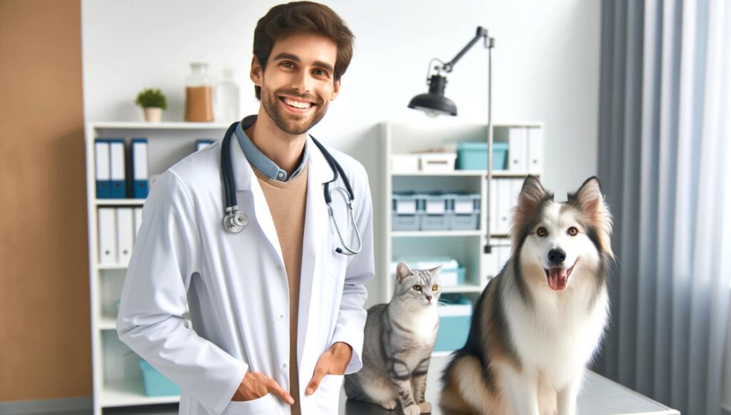 How can a virtual assistant help a veterinarian