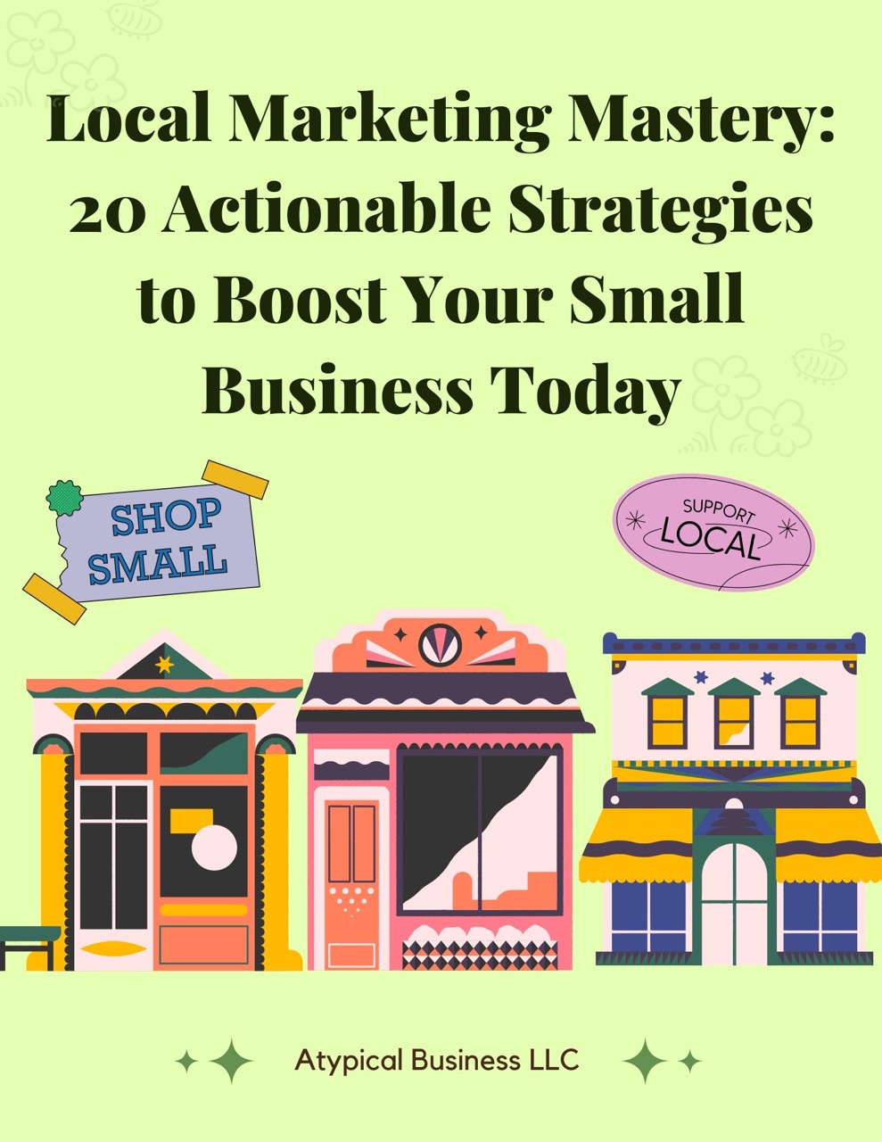 Local Marketing Mastery 20 tips Ebook Cover - 1