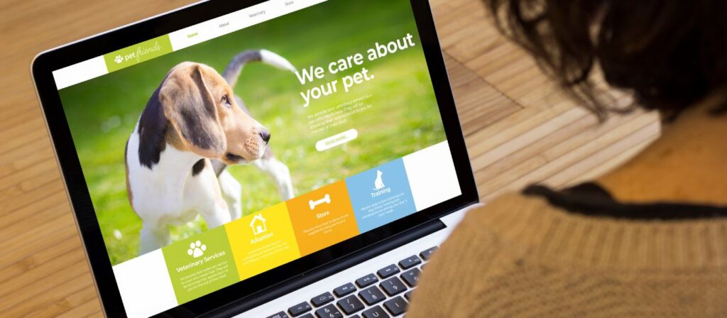 Veterinary Virtual Assistant website
